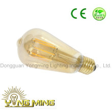 St64 Gold Cover LED Lighting Bulb, 8W E27 LED Bulb